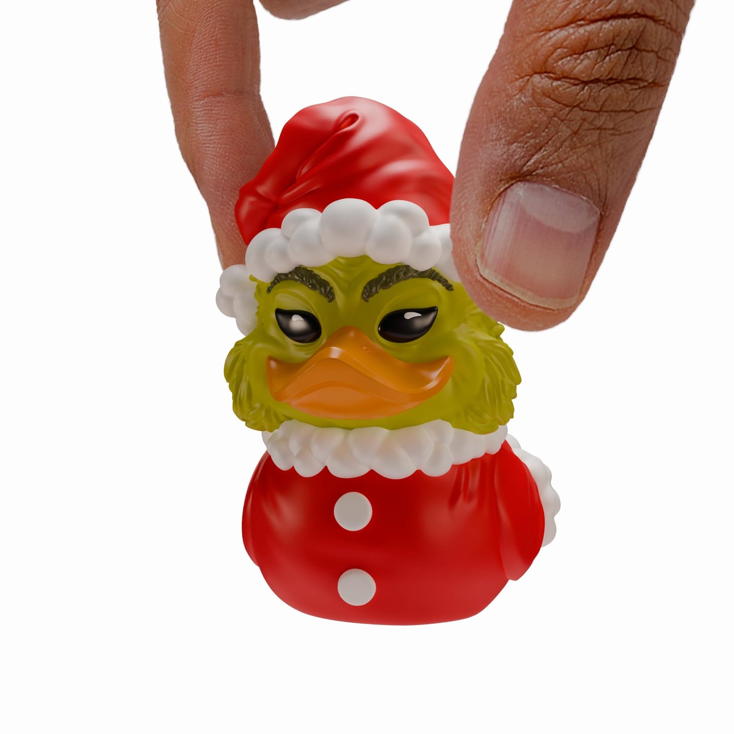 TUBBZ: The Grinch - Santa Outfit Mini Rubber Duck Collectible Toy 2"
