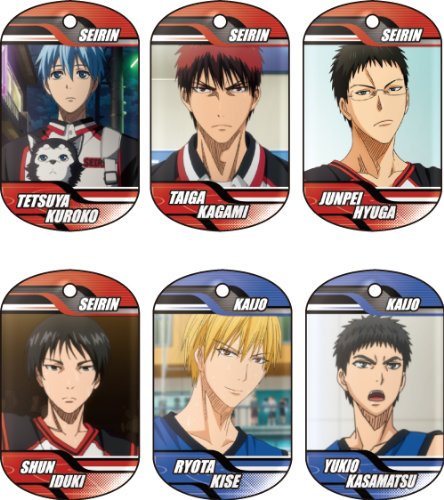Kuroko's Basketball - Chara Metal Tag 2 (6pcs) by ensky