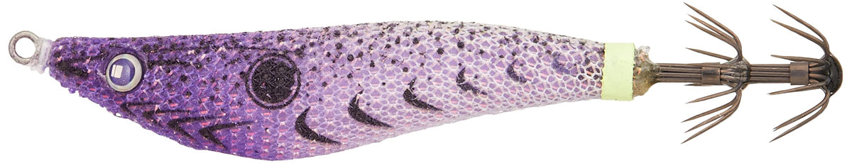 Major Craft Squid Metal Big Eye Squid 95 Purple Luminous Purple Red