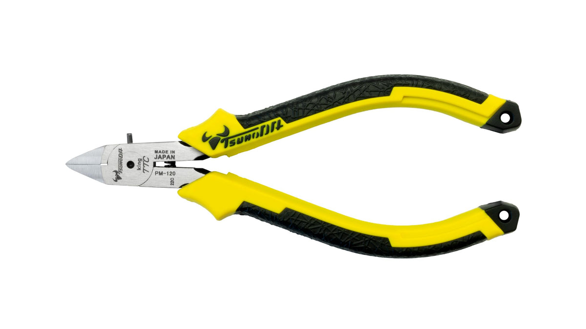 TSUNODA PM-120DG, Micro Cutting Pliers (Slender-type) 5-Inch TG grip