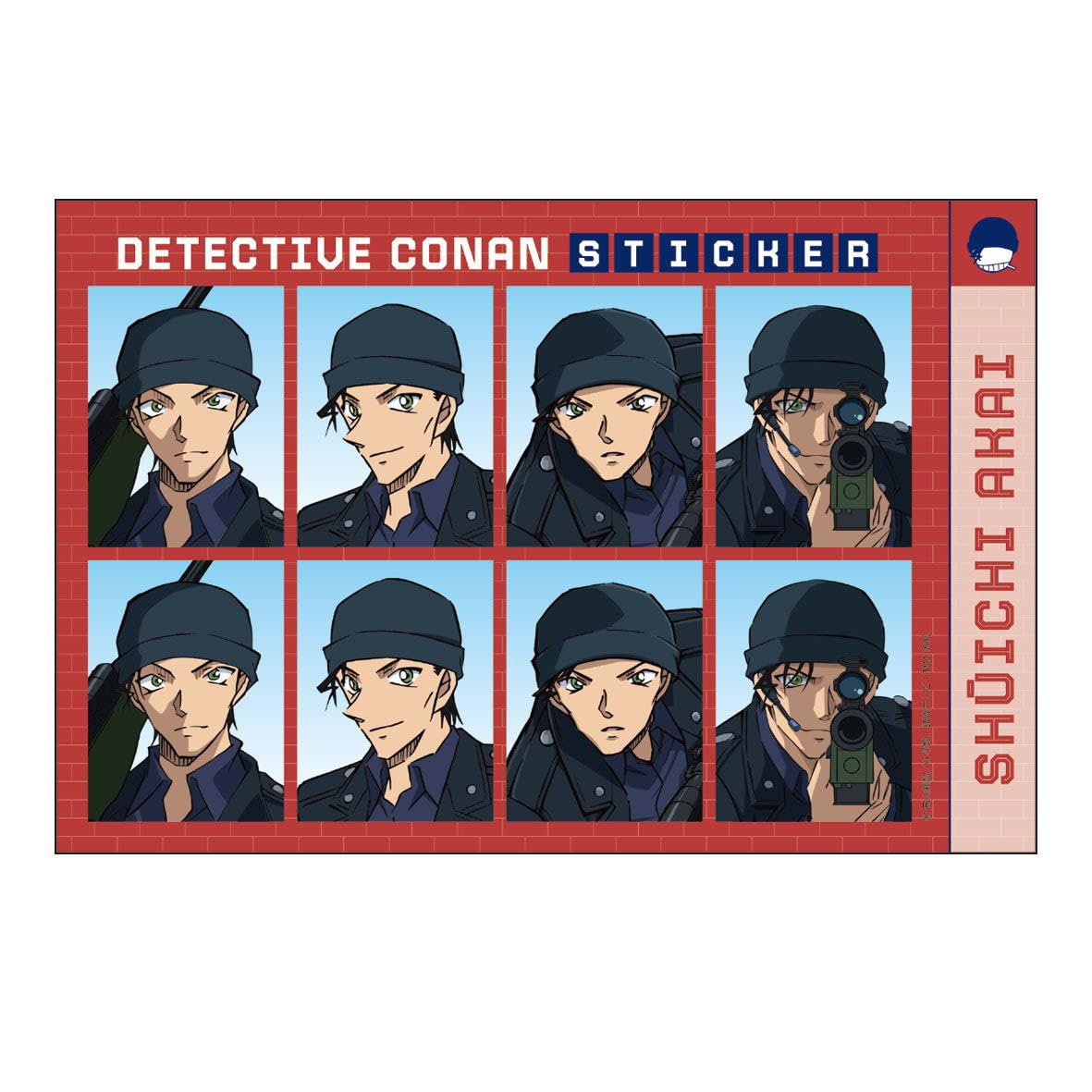 Toshin Pack Detective Conan Photo Sticker (Shuichi Akai) CO-SE093