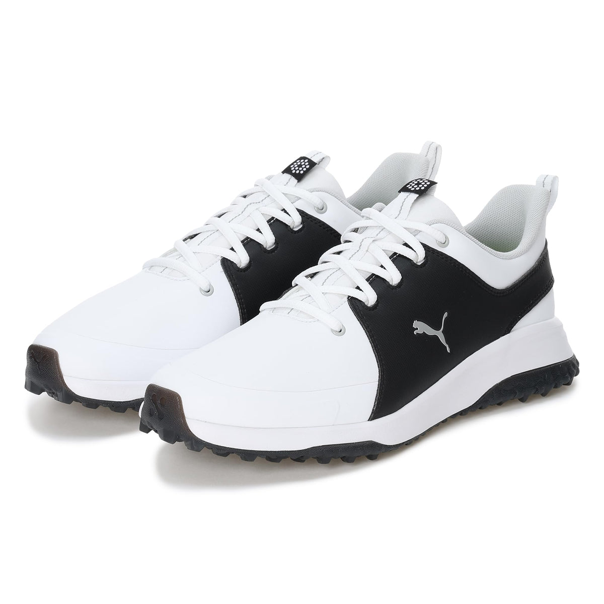 Puma Golf Spikeless Shoes, Grip, Fusion Pro 3.0 Men's, Puma White/Puma Black, 25.0 cm