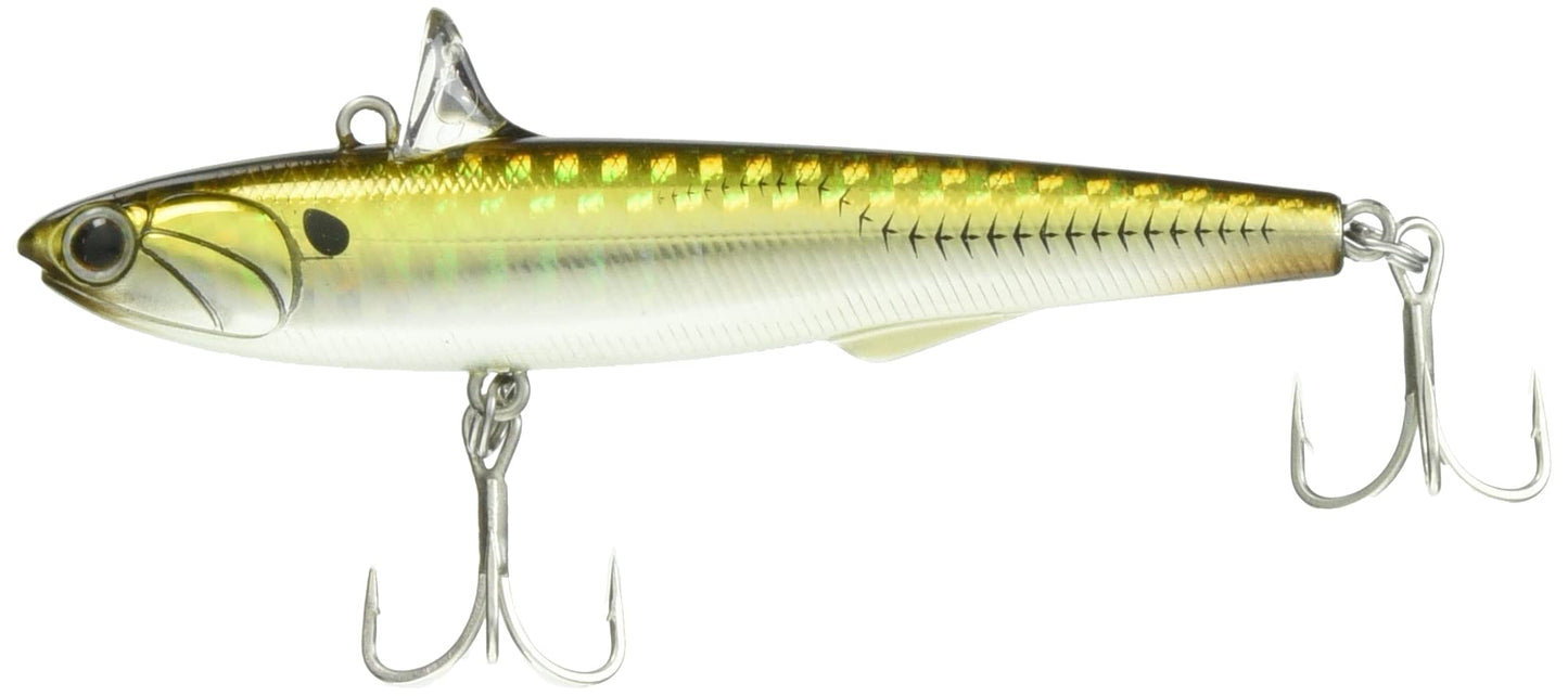 TackleHouse RB88LW R.D.C Vibration Rolling Bait, Lightweight, 3.5 inches (88 mm), 0.6 oz (18 g), SH Horse Mackerel #13 Lure