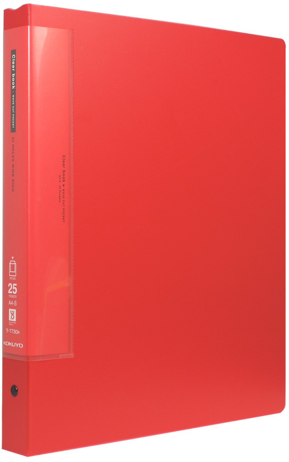 Kokuyo clear cut Kawakami book wave equation A4 length 25 pieces red la-T730R (japan import)