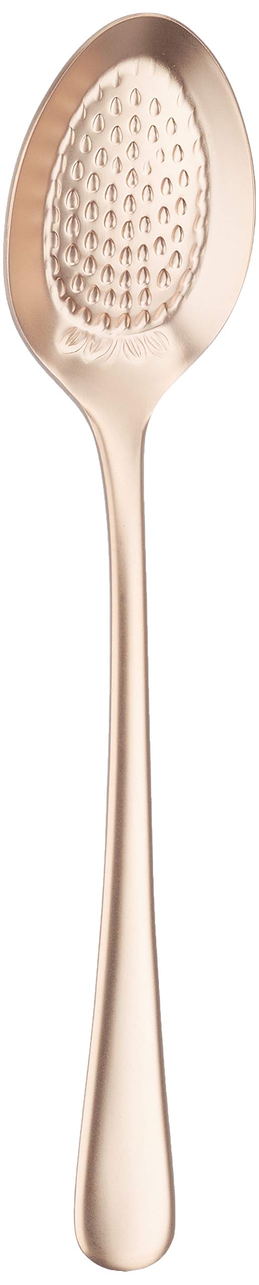 Sato Metal Industries SALUS Elegante Strawberry Spoon, Pink, Made in Japan
