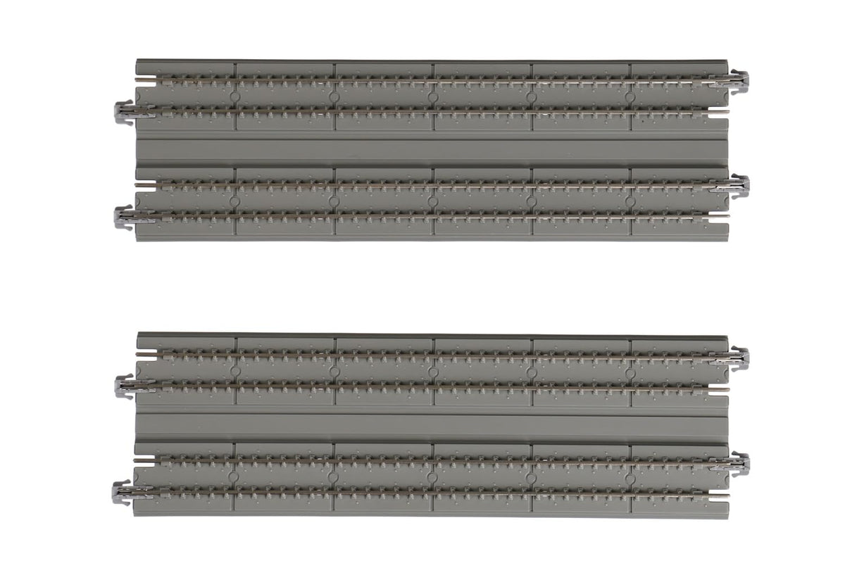 N 7-5/16" Double Track Straight, Concrete Slab (2)