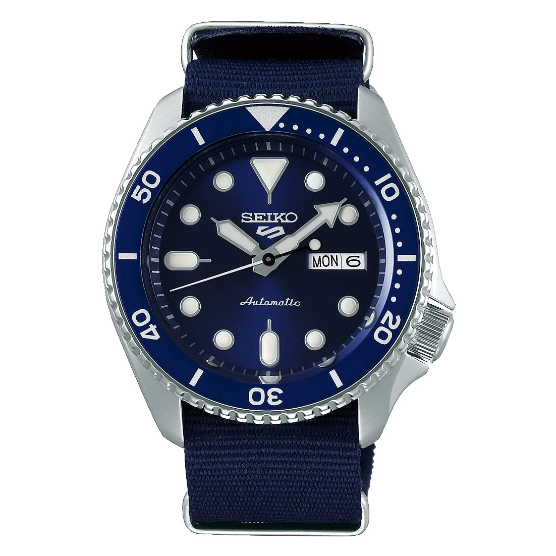 Seiko Men's Analogue Automatic Watch with Cloth Strap SRPD51K2