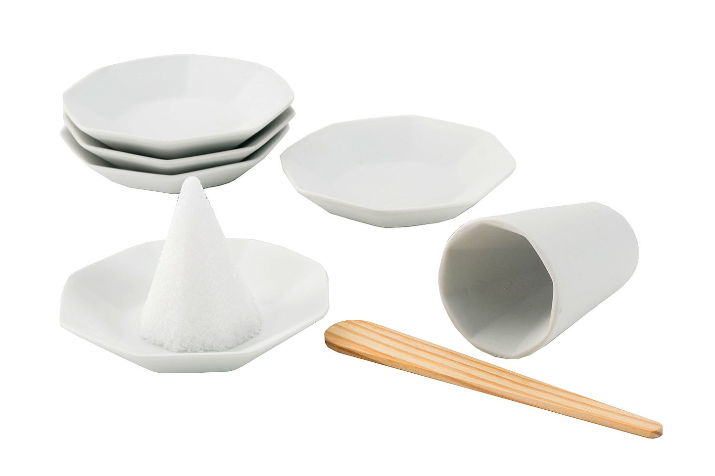 神棚の里(Kamidananosato) Jumbo Jumbo Purify Evil and Create New Power Octagonal Salt Set