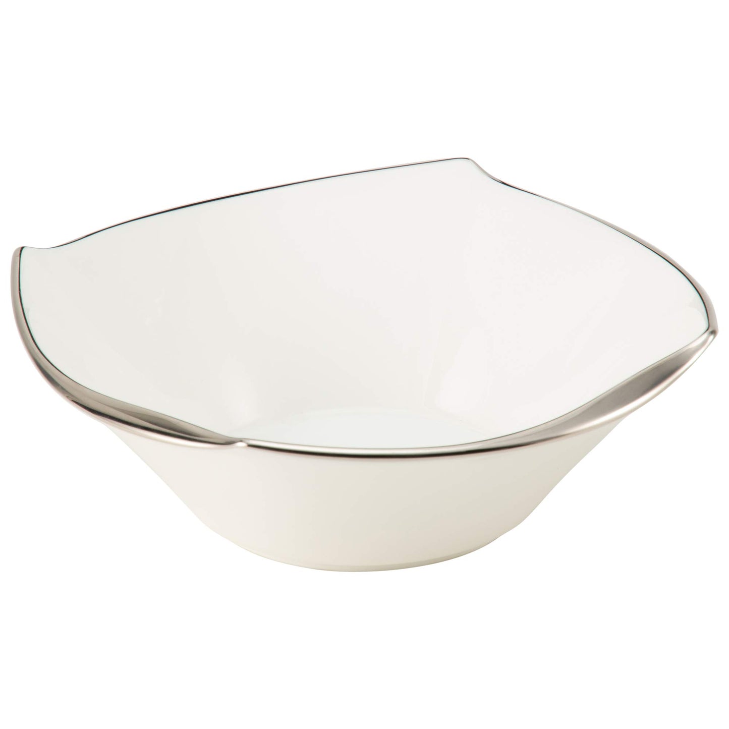 Narumi 50554-3459 Forte Platinum Bowl Dish, 6.3 inches (16 cm), Square