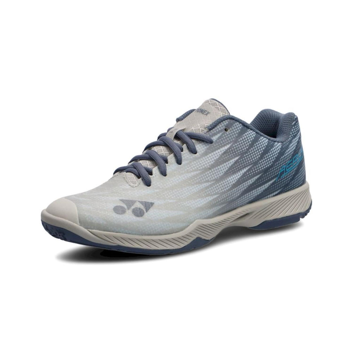 Yonex Power Cushion Aerus Z Men's Badminton Shoes, blue gray (168), 22.0 cm