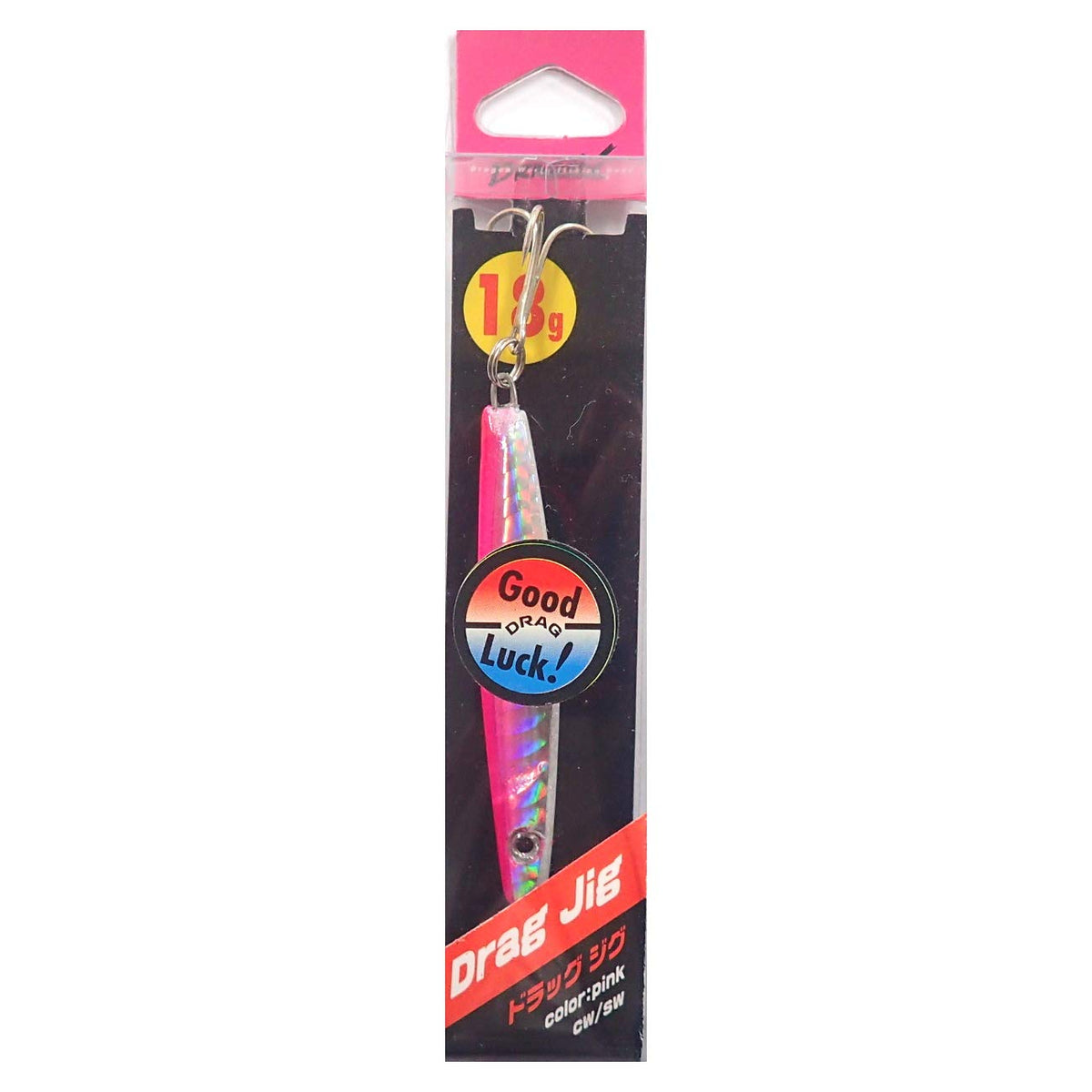 MARUSHINGYOGU Drag Jig Metal Jig, 0.6 oz (18 g), Pink