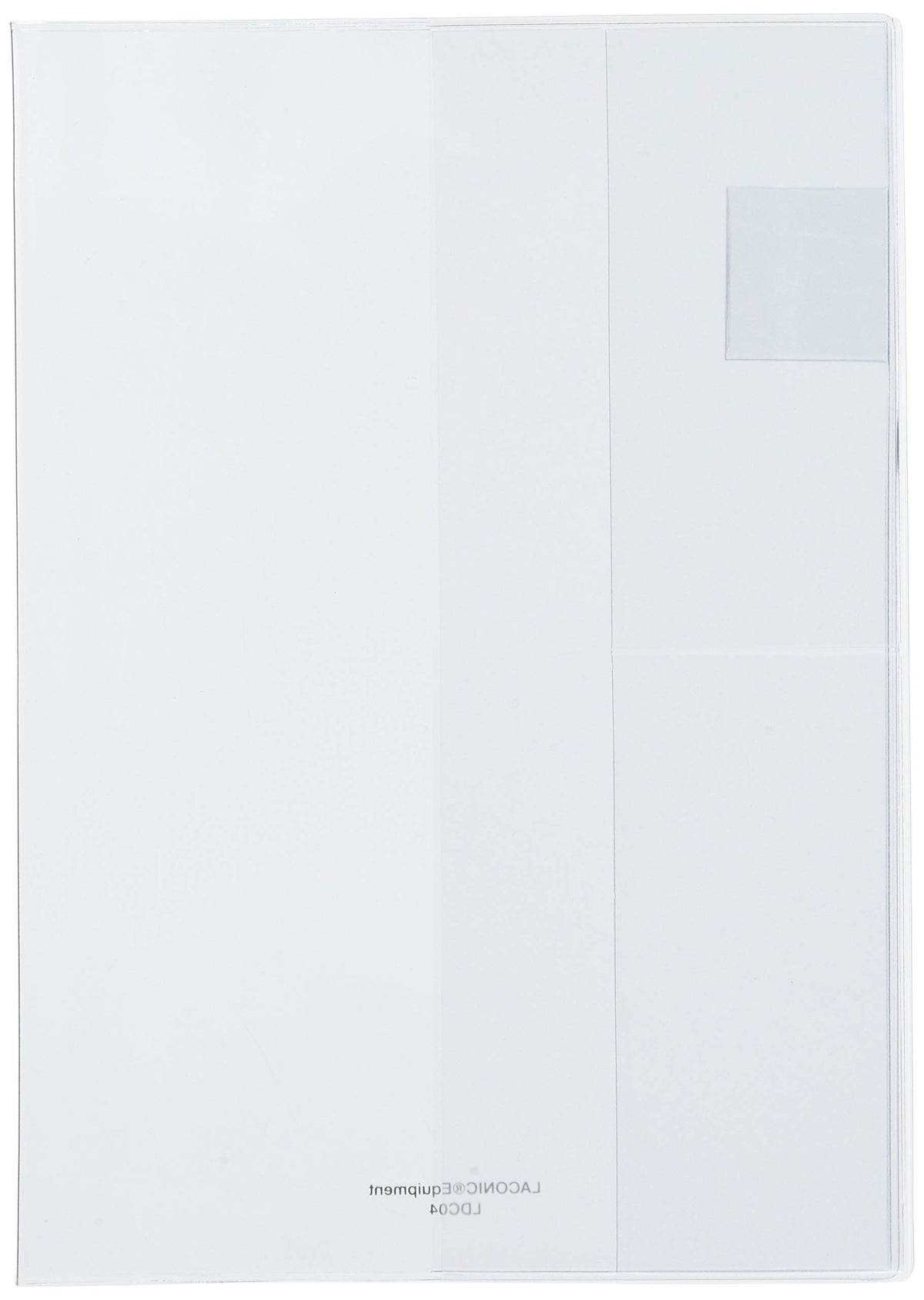 Laconic Notebook Cover A5 Monthly Vinyl Clear LDC04-45CL