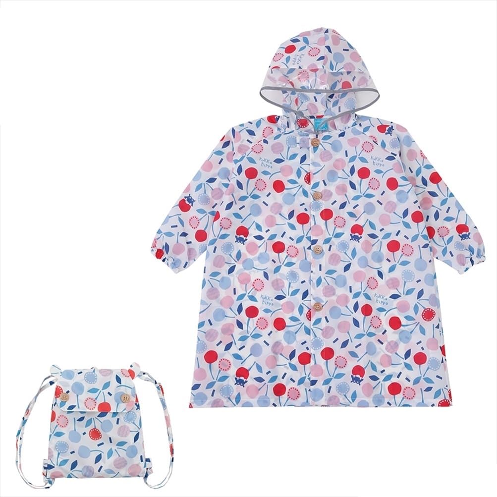 Ogawa Kids Raincoat, Cherry, 110