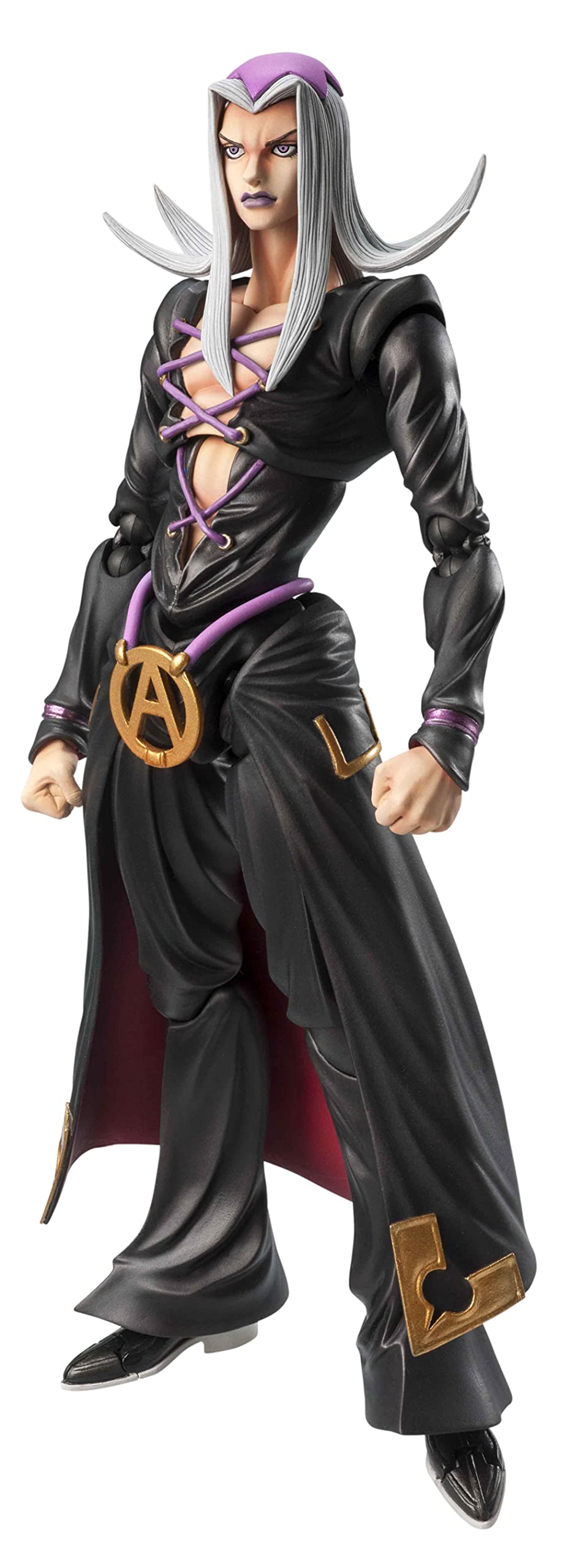 MediCos JoJo’s Bizarre Adventure Part 5: Chozo Kado Leone Abbacchio Super Action Statue Figure, Multicolor