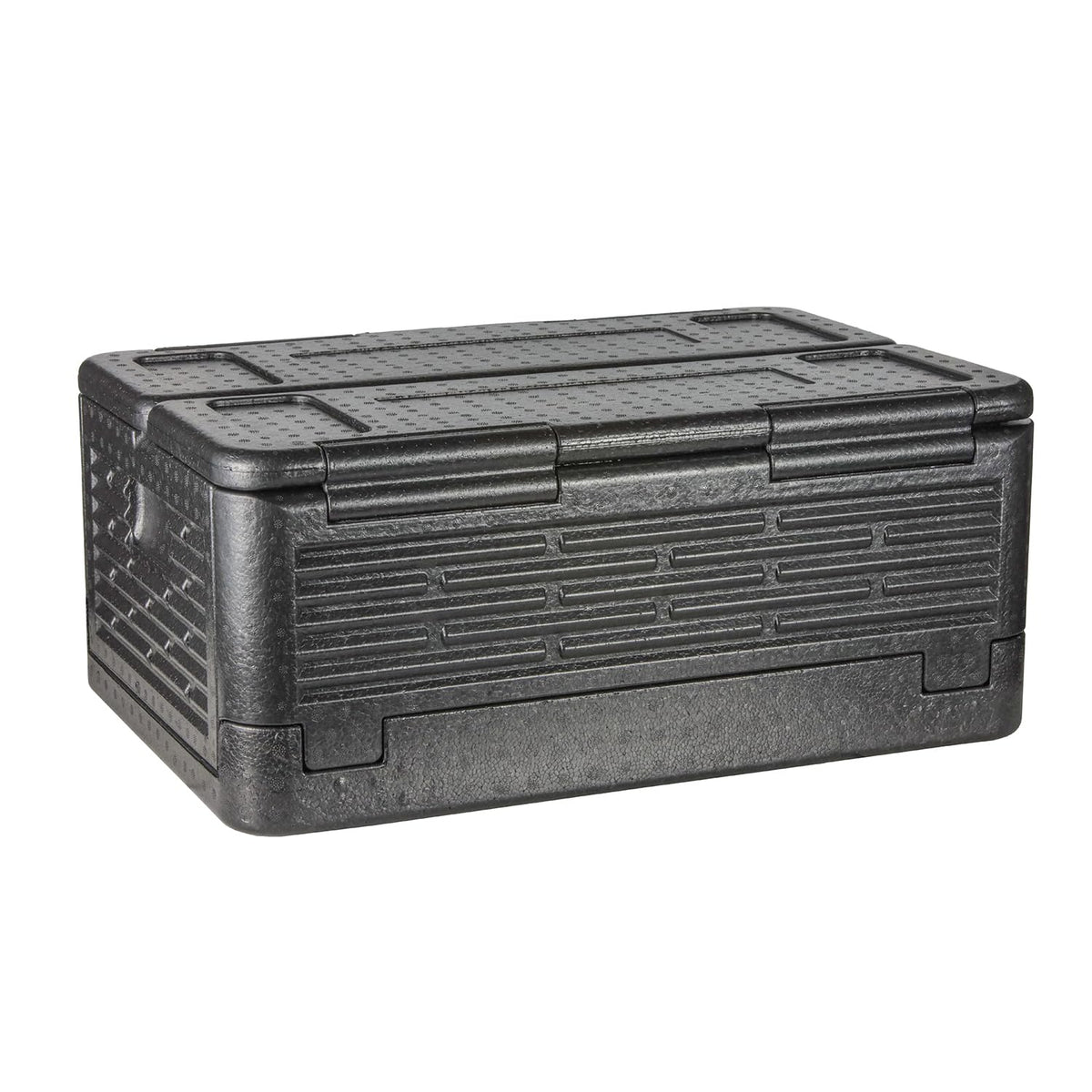 Foldable Insulated Box, Large, 13.6 gal (60 L), Lightweight, Cooler Box, Folding Box, Outdoor Box, Styrofoam Box, Foldable Styrofoam Box, Camping, Sports, Fishing, Outdoors, BBQs, Sea, Mountains,