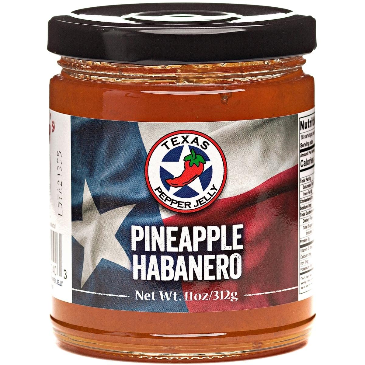 Texas Pepper Jelly Pineapple Habanero Jelly Net Wt. 11 oz (312 g)