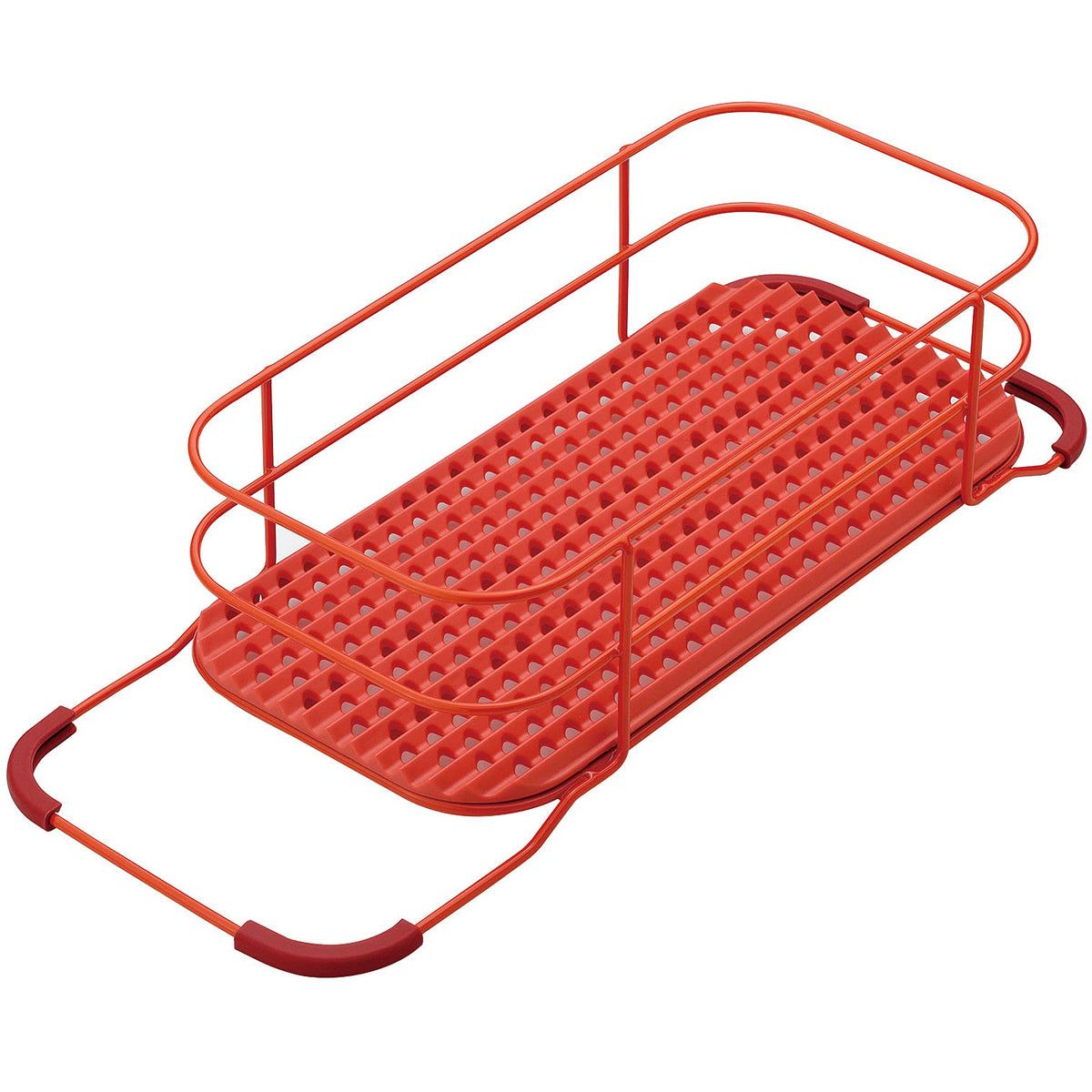 Squirrel Drainer Rack Sink Rack Red 18.6 x 11.4 x 47cm Liberalista GLIB107