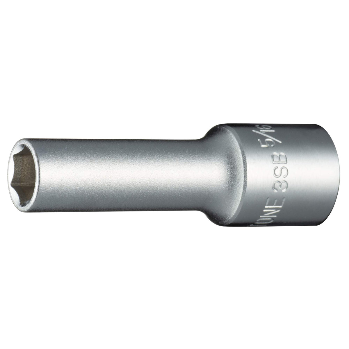 TONE SAE Size 6 Point 3/8" Drive Deep Socket (3SB-10L)