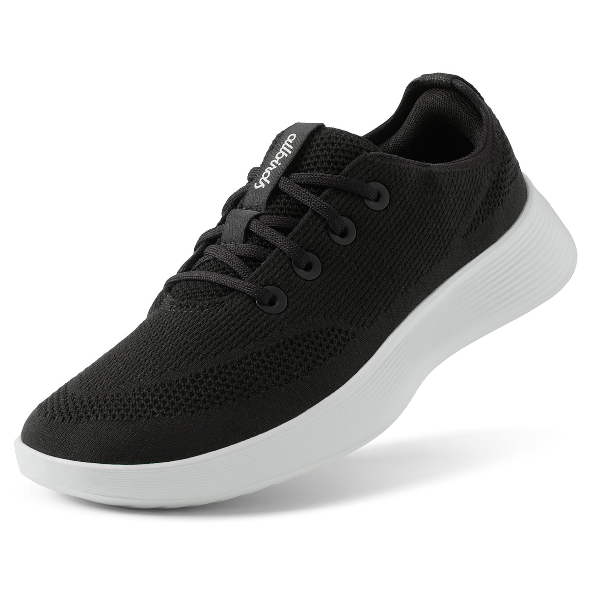 Allbirds Women's Tree Runner Go Everyday Sneakers - Natural Black (Blizzard Sole) - 9 Medium