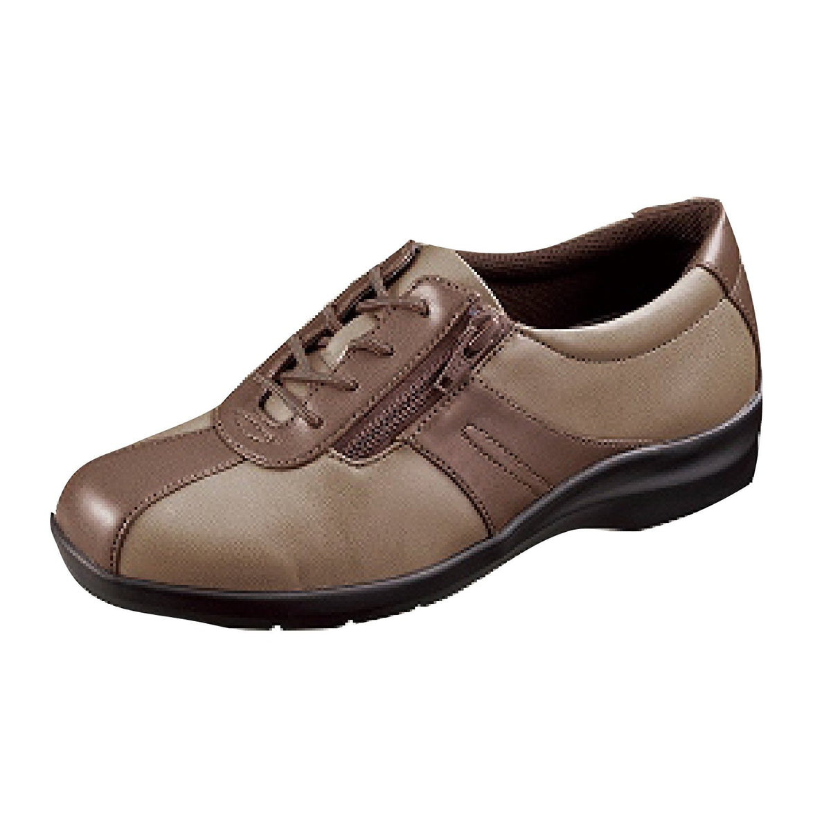 Eve Women's 195 Comfort Shoe Wide Lightweight Zipper - beige -