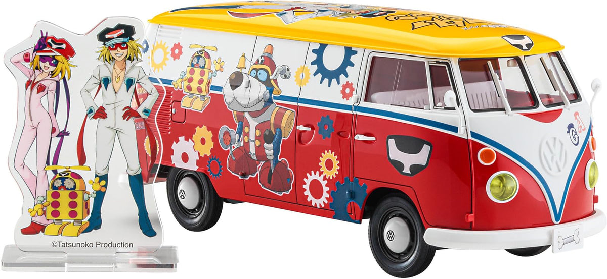 Hasegawa SP613 1/24 Time Bokan Series Yatterman Volkswagen Type 2 Delivery Van Yatterman Plastic Model