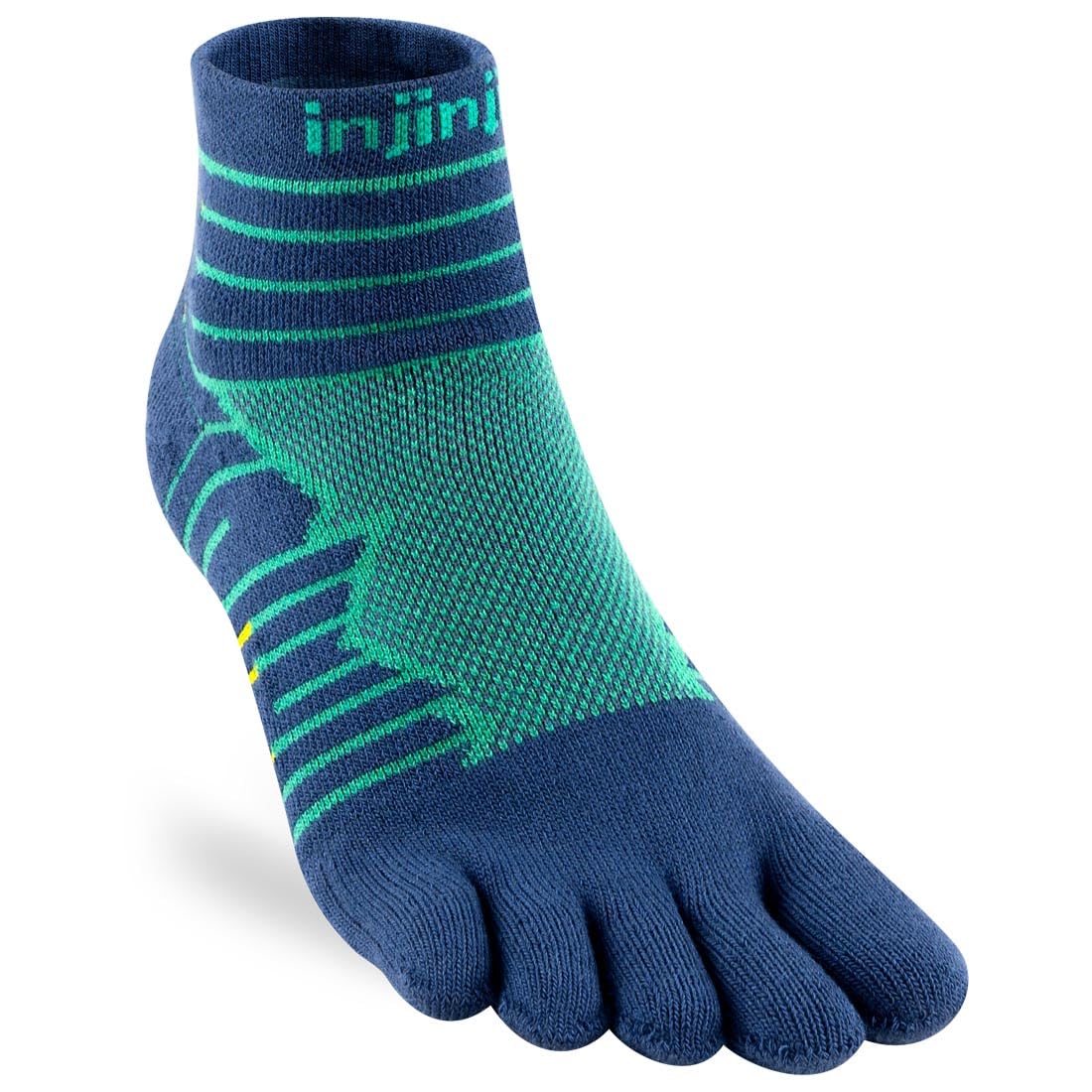 Injinji Ultra Run Mini-Crew (Large, Poseidon)