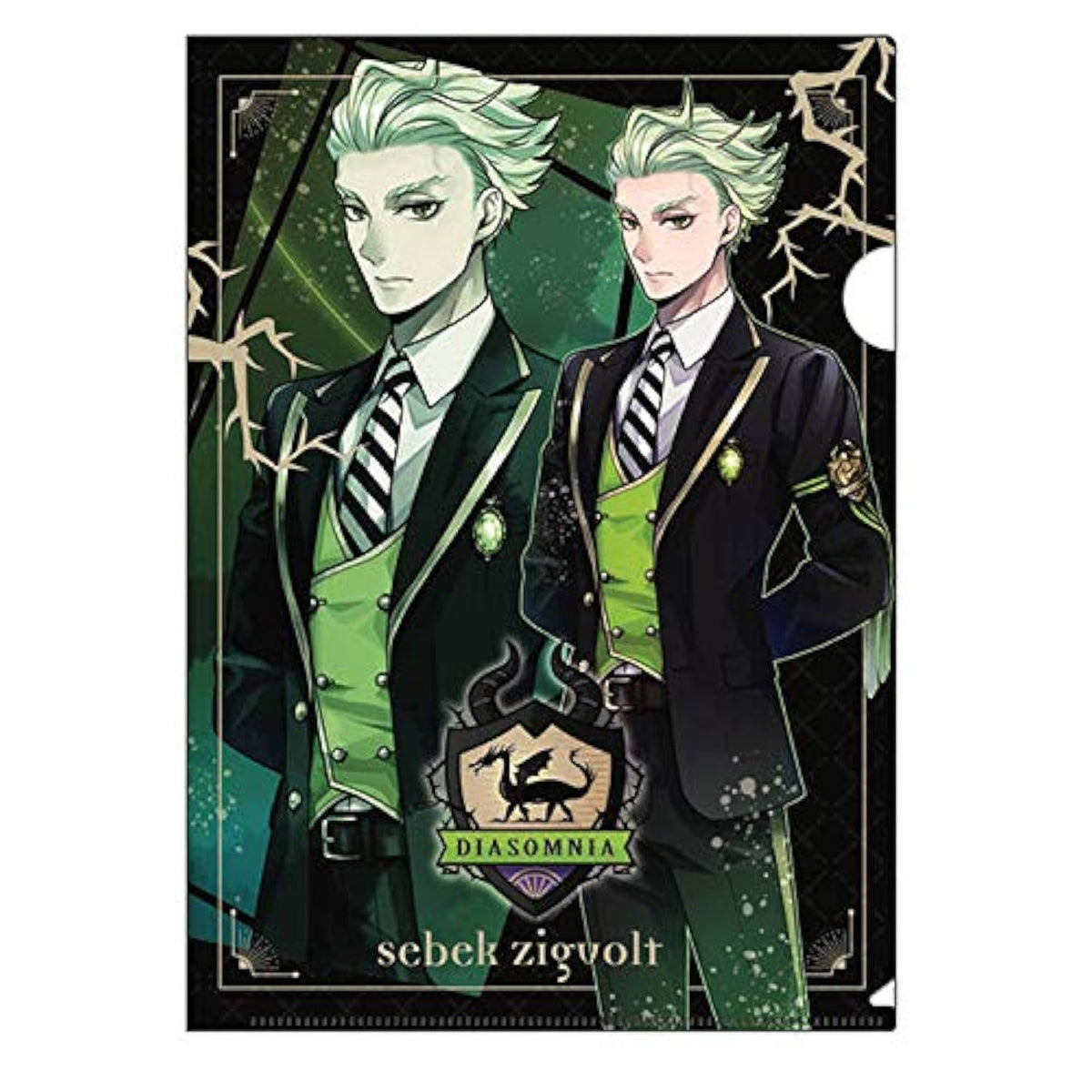 Cracks Twisted Wonderland Clear File A4 Sebek 54130