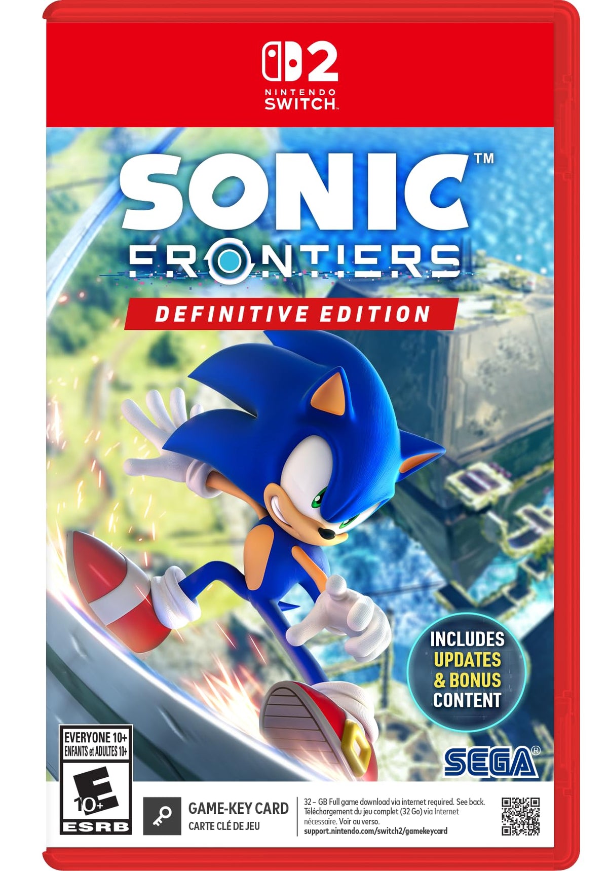 Sonic Frontiers: Definitive Edition - Nintendo Switch 2