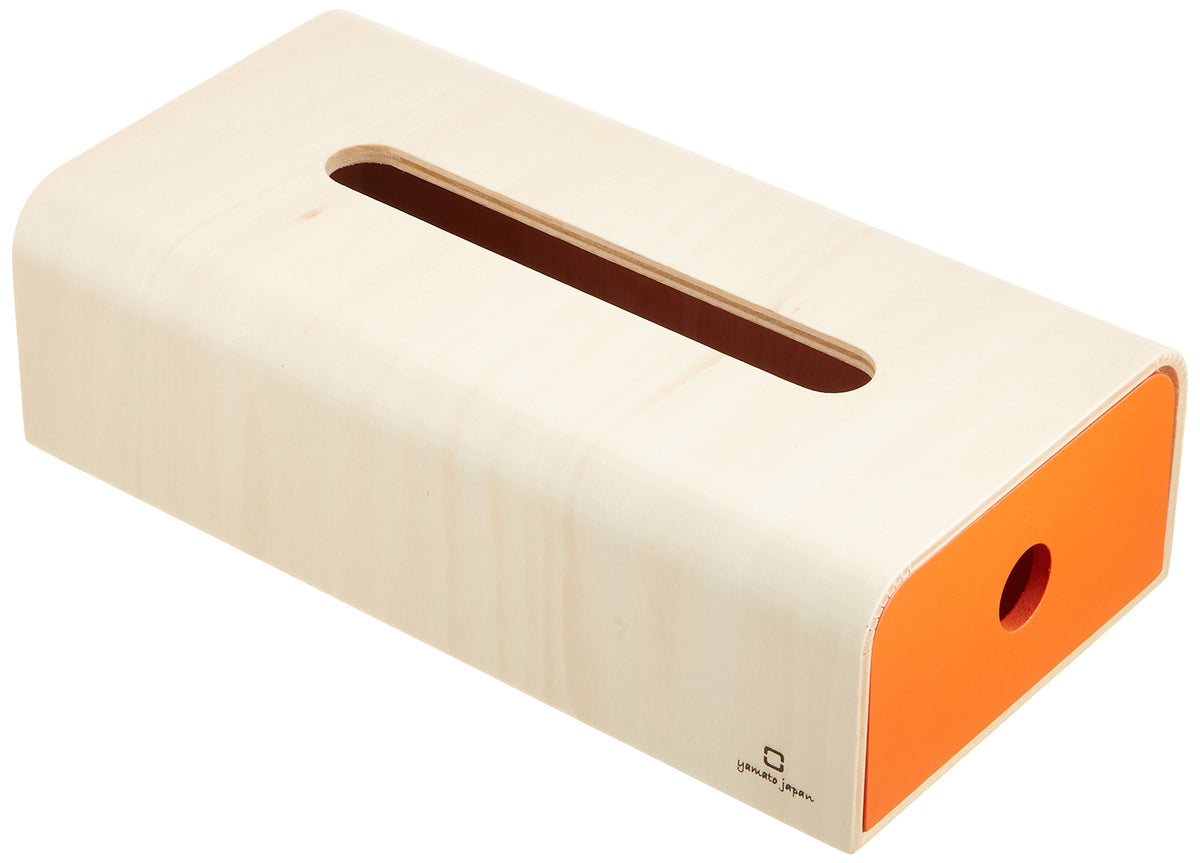 Yamato Crafts YK15-107 Tissue Box, Soft Pack Tissue Case, Orange