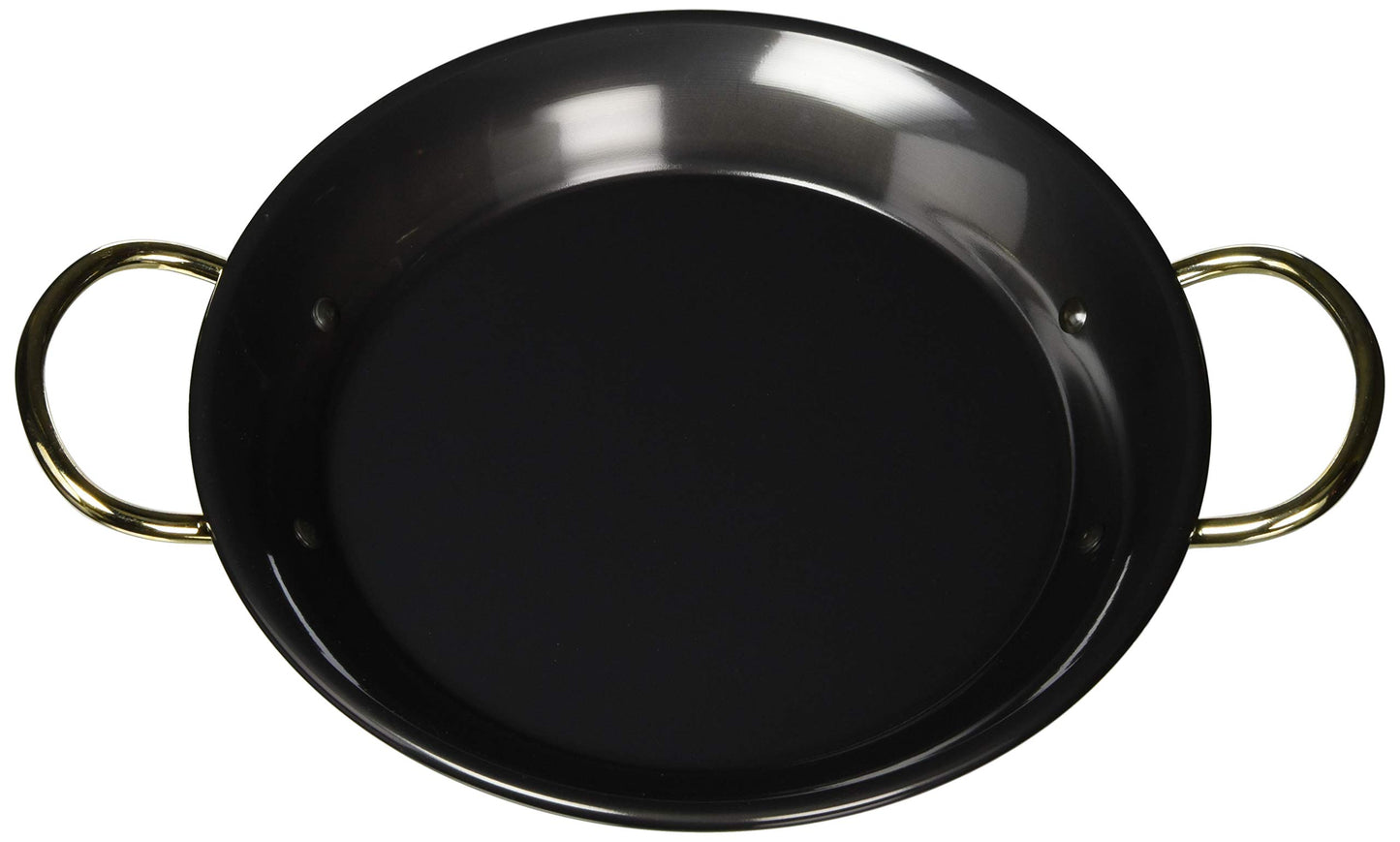 EBM Iron Blue Temper Paella Pot, 9.4 inches (24 cm)