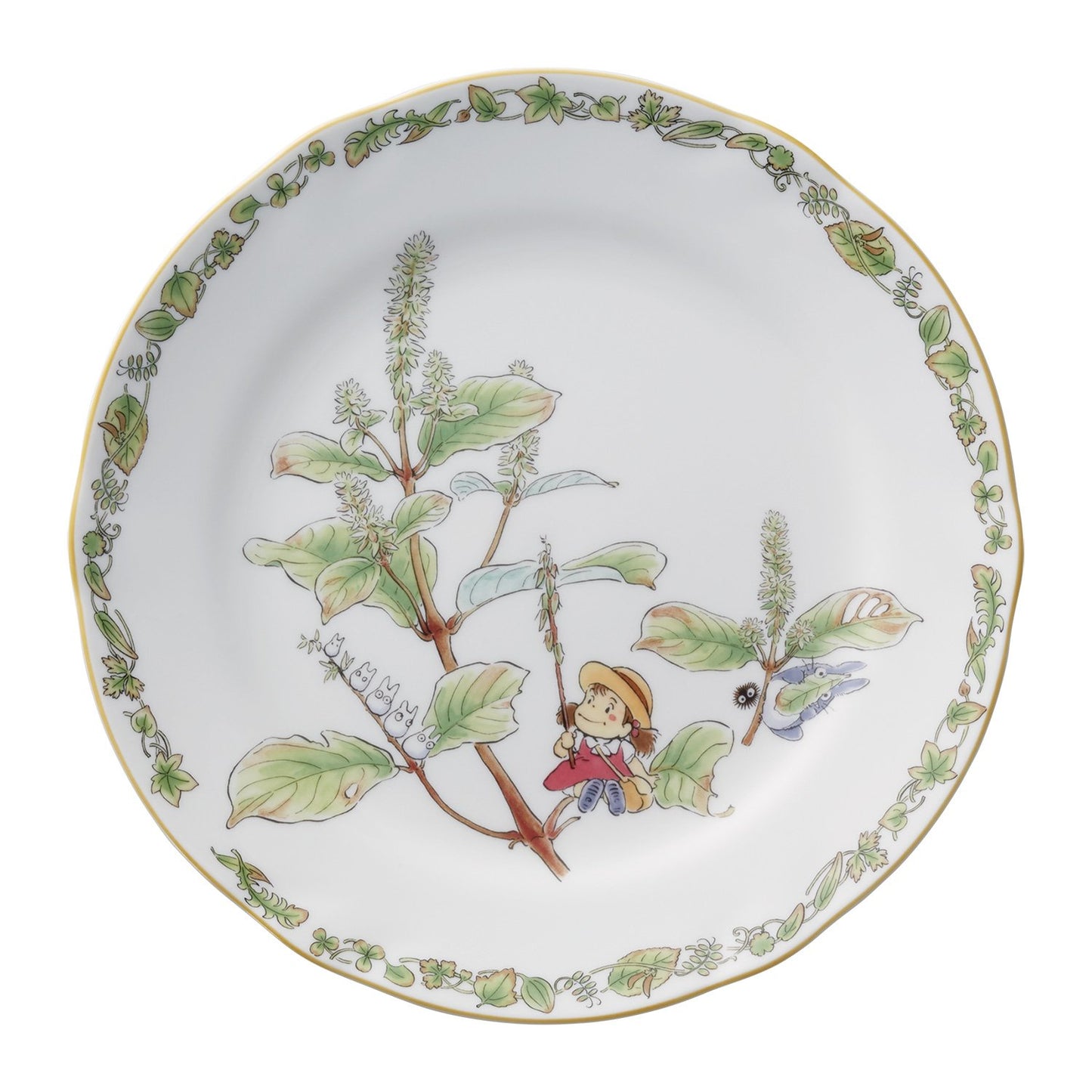 Noritake TT97820/4924-2 My Neighbor Totoro Plate, 10.8 inches (27.5 cm), Microwave Safe, 1 Piece, Bone China