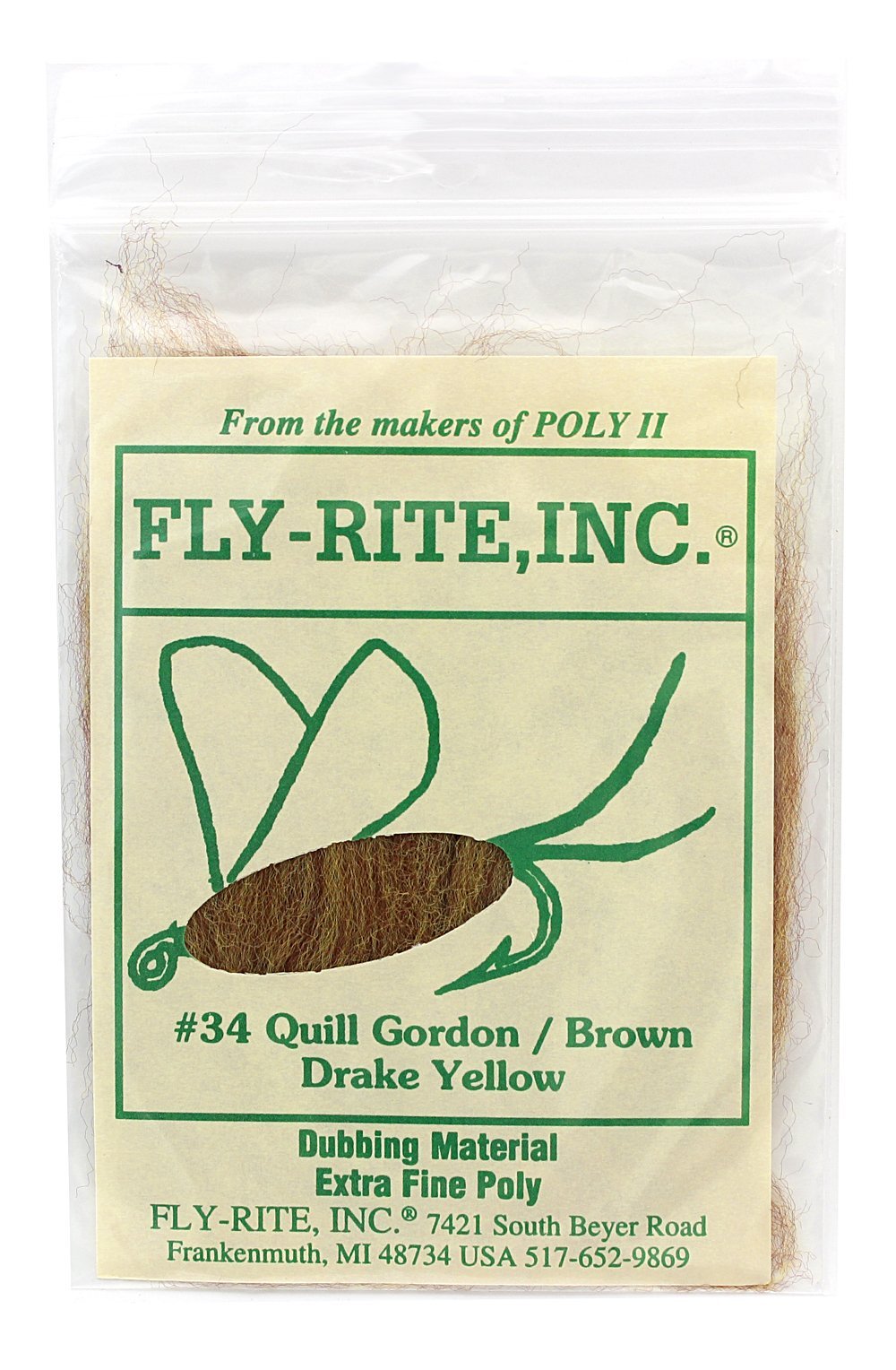 Fly-RITE,INC Fly Light #34 Quiet Gordon Blound Lake Yellow