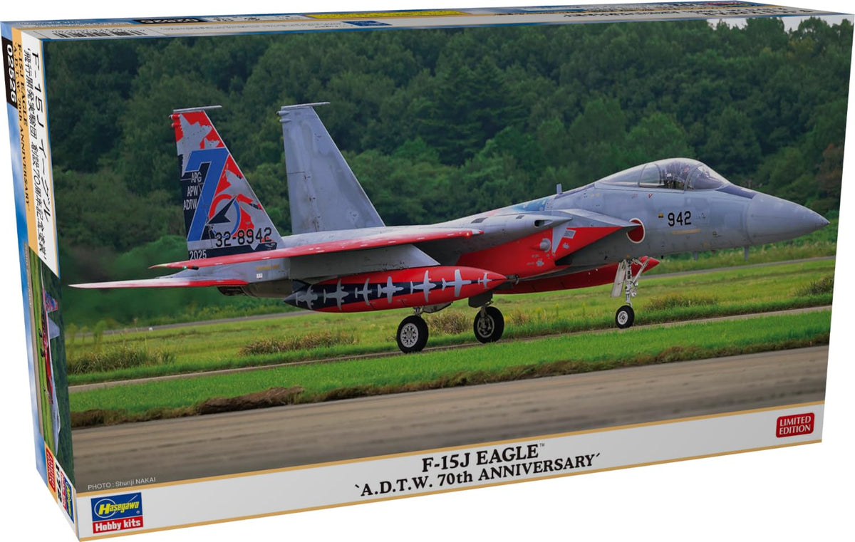 Hasegawa 602526-1/72 F-15J Eagle A.D.T.W. 70Th Anniversary - 1:72 Scale