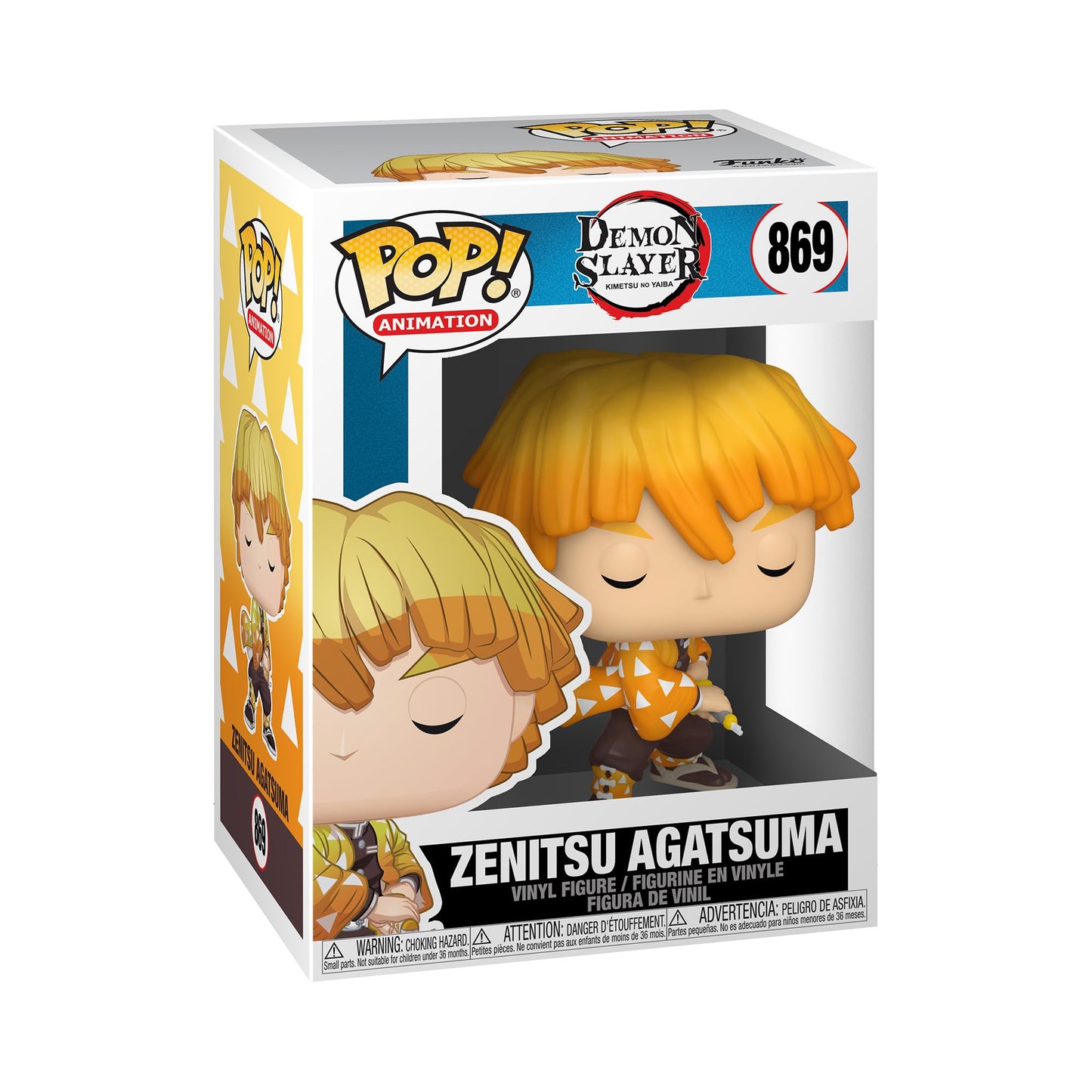Funko POP! Animation: Demon Slayer - Zenitsu Agatsuma - Amazon Exclusive