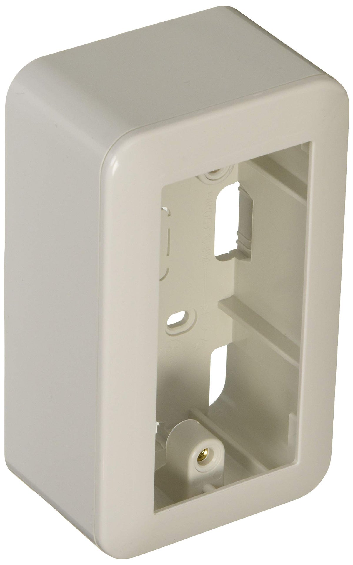 Panasonic Cosmo Series Wide 21 Exposure Expansion Box Switch for 1 Row Round White Height 1.9 inches (48 mm) WVC7101W