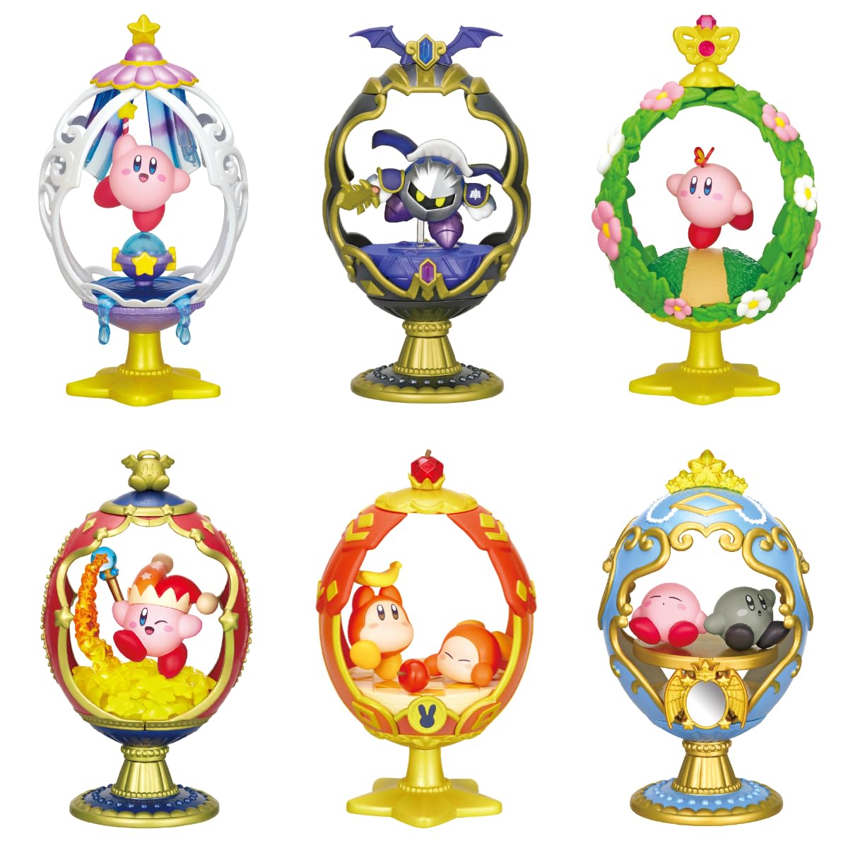 Re-Ment-Petit Sample-Kirby Ovaltique Collection Trading Figures-Blind Box-1 of 6