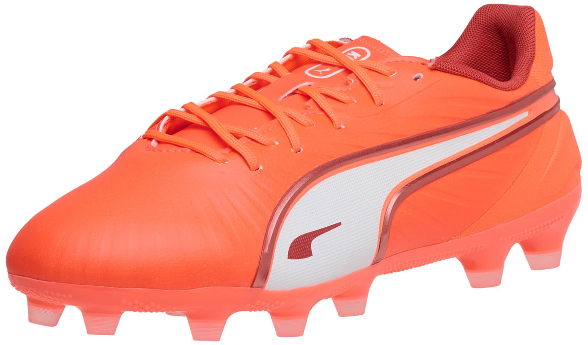 PUMA(プーマ) Men's Soccer Cleats, 25 Spring Summer Colors Glowing Red/Puma White/Red Fire (01), 28.0 cm
