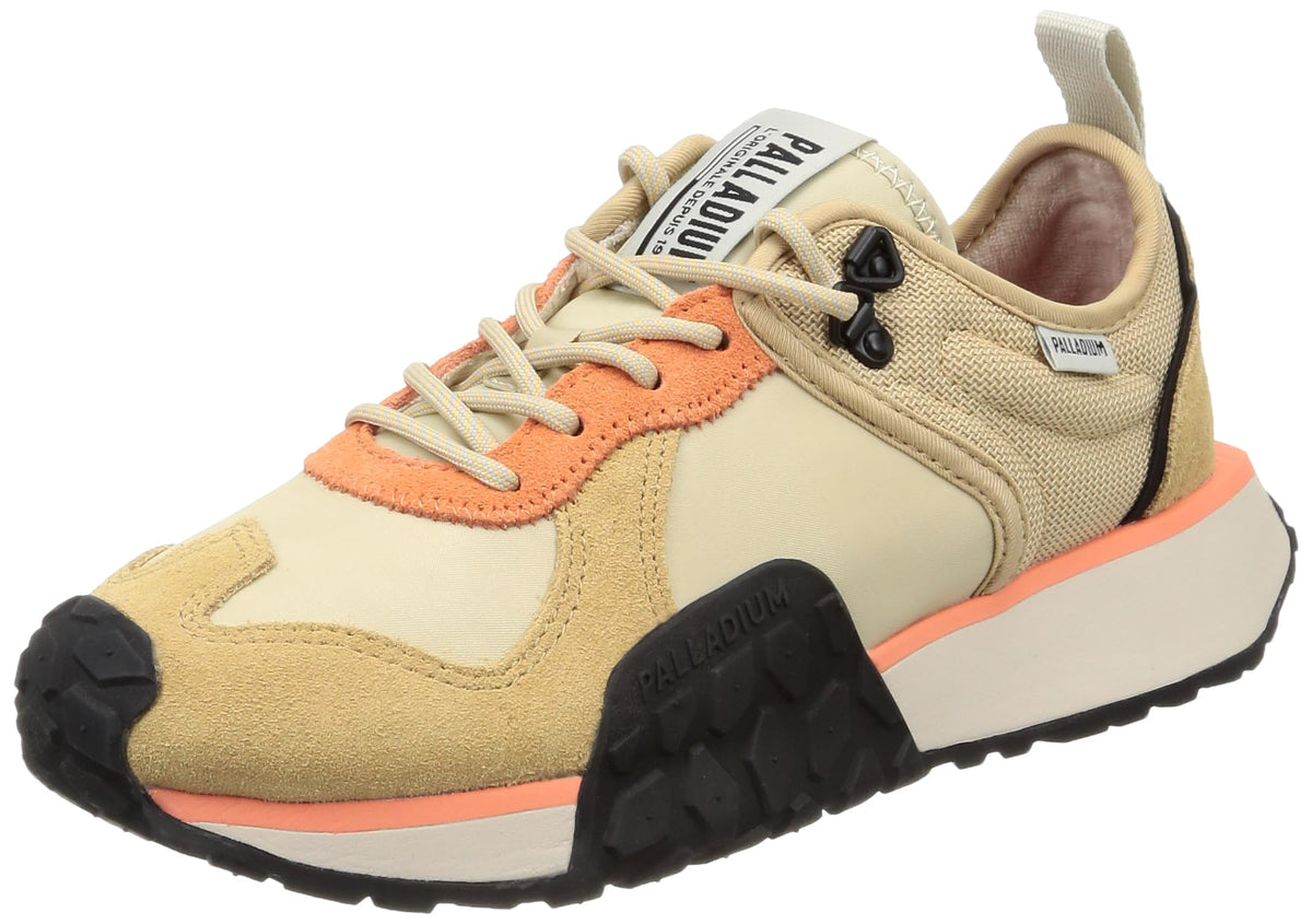 Palladium Unisex Troop Runner Sneaker, Desert/Black, 13.5 Women/12 Men