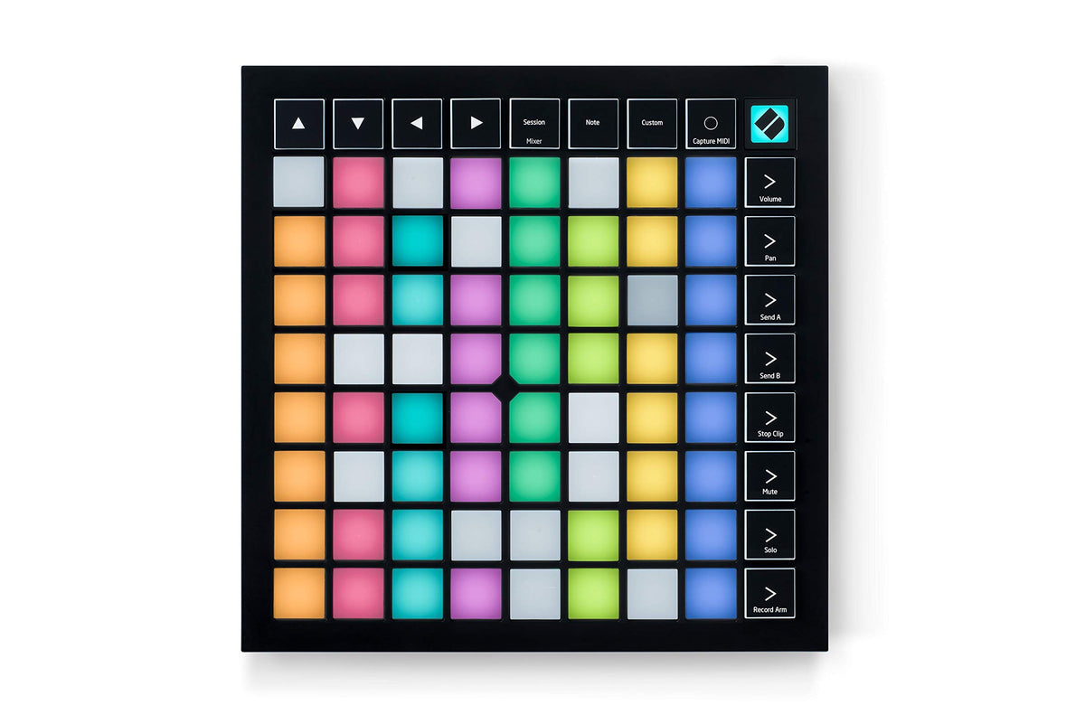 Novation Launchpad X MIDI Grid Controller for Ableton Live/Logic Pro — Easy Controls, Dynamic Note Playing, Scale Modes