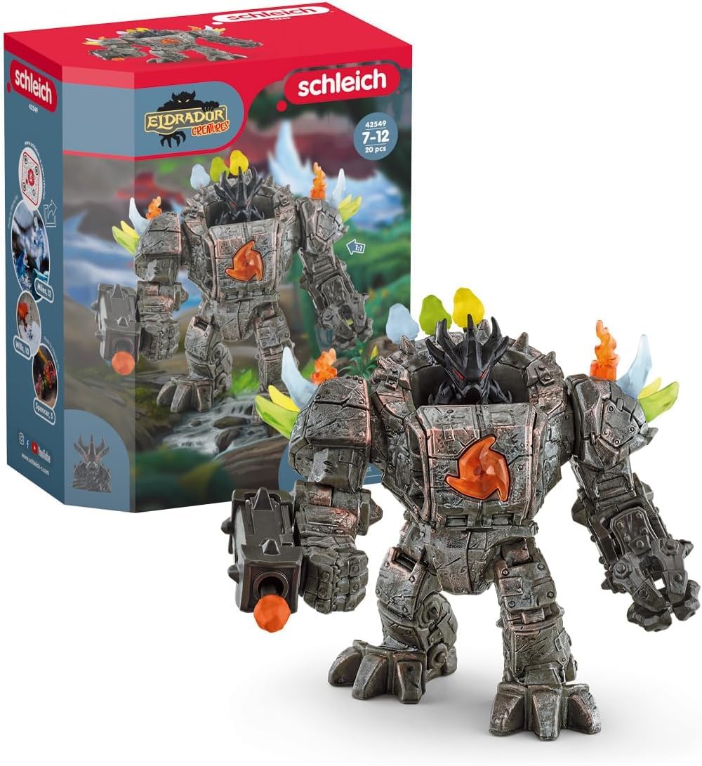 Schleich Eldrador - 20Pc Master Robot With Mini Creature - Kids 7+ | 42549