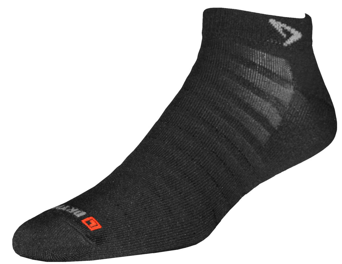 Drymax Hyper Thin™ Running Mini Crew Black Medium
