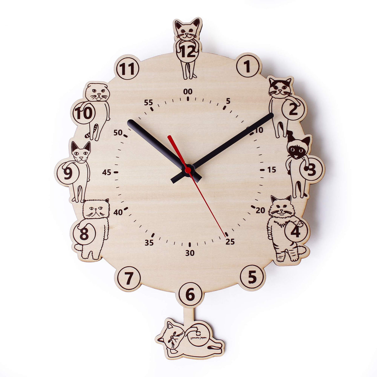 Yamato crafts cats Clock Pendulum Clock Yk18 – 003