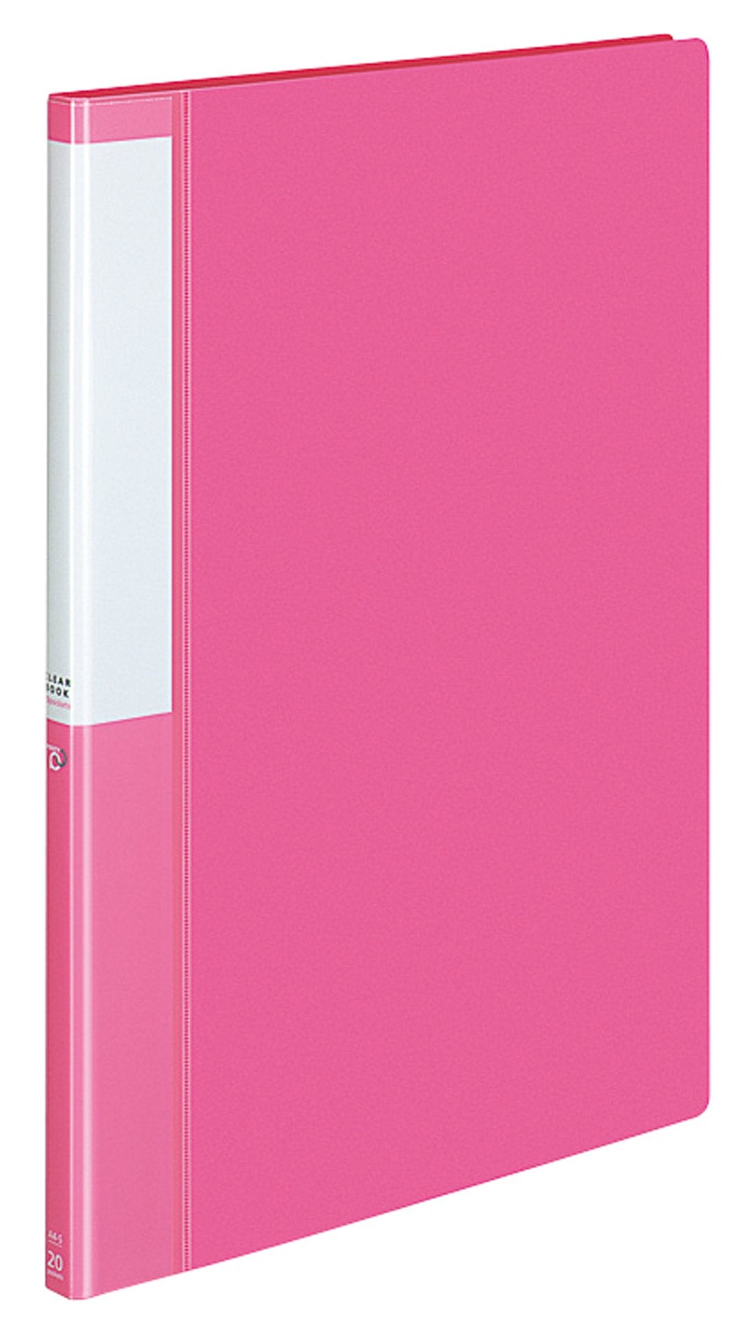 Kokuyo P3Ra-L20NP Posity File Clear Book, Fixed Type, A4, 20 Pockets, Pink