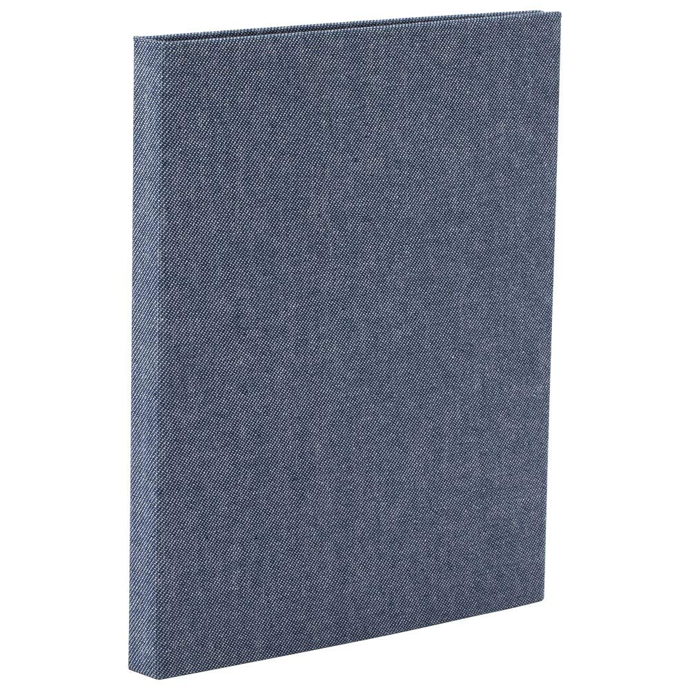 Album Nakabayashi Cotto. A-COPL-480B Black Photo Album, L Size, 2 Tier Pockets, Blue