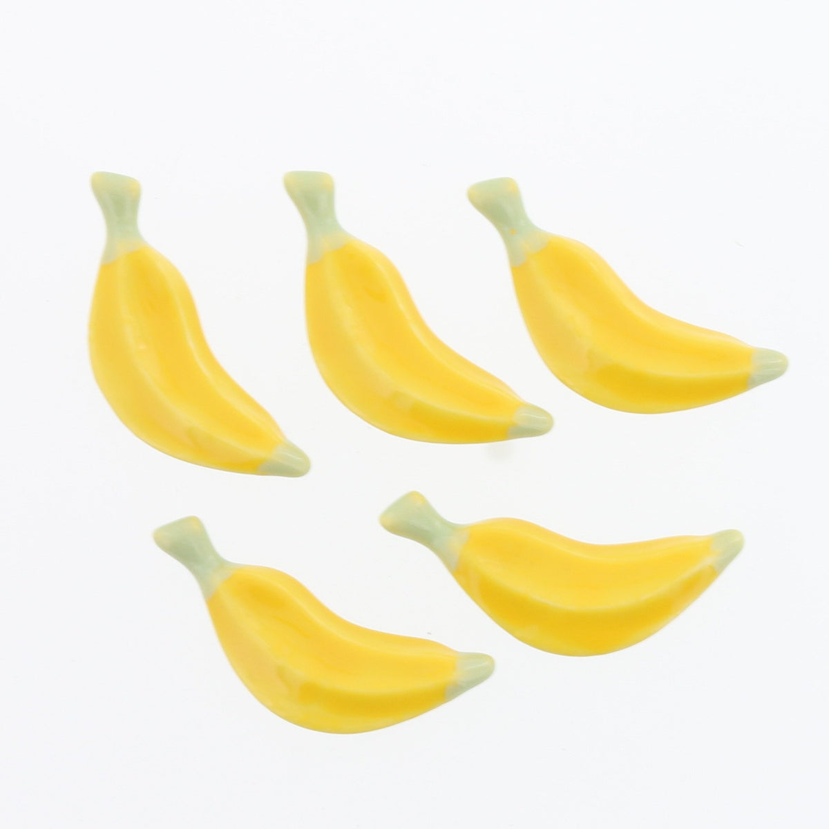 Tableware East Banana Motif Cute Chopstick Holder/Cutlery Rest - Set of 5 - Made in Japan