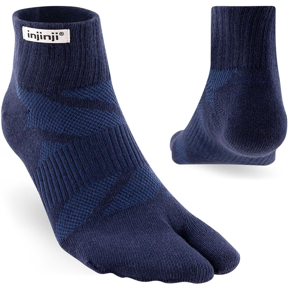 Split-Toe Mini-Crew Cotton