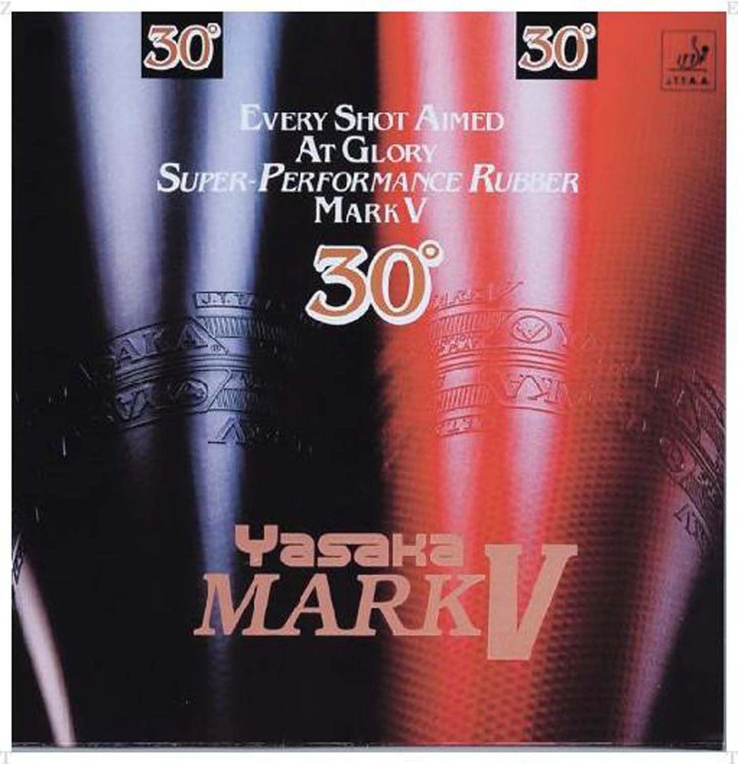 Yasaka Mark V 30 Color-Red,Thickness-Max