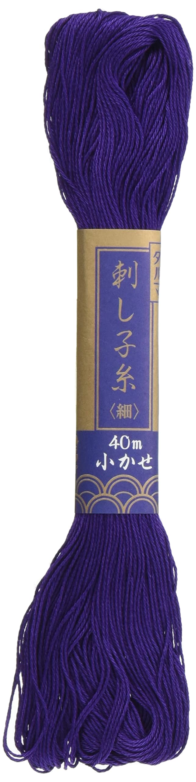 Yokota Sashiko Thread 170m (Purple, Cotton)