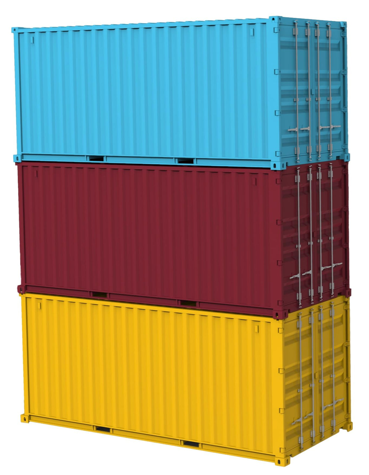 Fujimi Model NEXT-1003 1/24 20 ft Car Container (Maroon) NEXT-1003