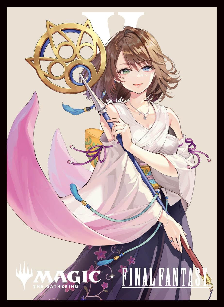 Magic: The Gathering - Final Fantasy Players Card Sleeve Character Borderless Edition 《Yuna, Summoner》 MFS-12
